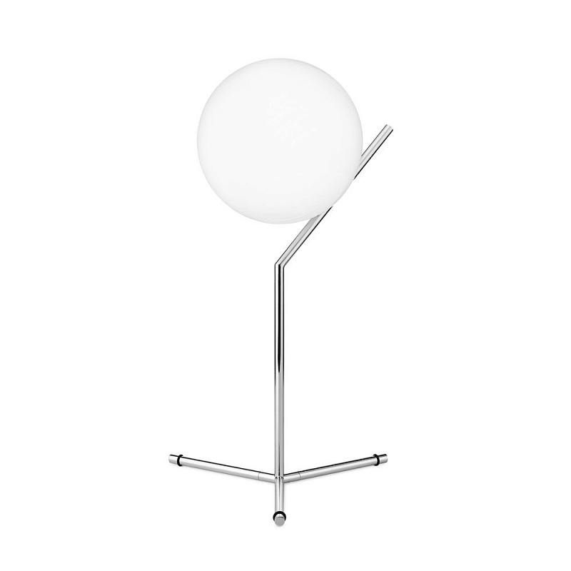 Настольная лампа Flos IC Lights T Chrome Хром Белый в Уфе | Loft Concept 
