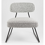 Кресло лаунж Kate букле серый варинант исполнения - 4 | Loft Concept в Уфе