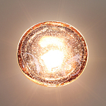 Бра с круглым плафоном из прозрачного стекла с пузырьками воздуха Effervia  варинант исполнения - 6 | Loft Concept в Уфе