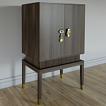 Кабинетный шкаф Elsa Dreams Walnut с 2-мя ящиками варинант исполнения - 6 | Loft Concept в Уфе