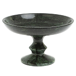 Фруктовница большая из натурального камня Змеевик Шабровский Natural Stone Fruit Bowls варинант исполнения - 1 | Loft Concept в Уфе