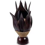 Настольная лампа черная INDONESIAN LAMPS 1 варинант исполнения - 1 | Loft Concept в Уфе