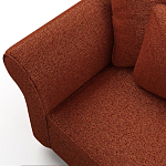 Мебельная ткань Шенилл терракотовый цвет 138 см T4-44 варинант исполнения - 3 | Loft Concept в Уфе