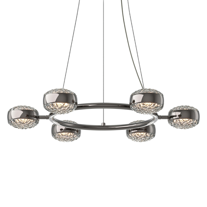 Люстра подвесная Mind 3000К 60Вт Черный Серый Латунь в Уфе | Loft Concept 