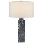 Настольная лампа с корпусом из серого мрамора Breathtaking View варинант исполнения - 3 | Loft Concept в Уфе