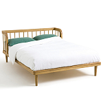 Кровать из массива дуба с пружинным блоком Mateta варинант исполнения - 1 | Loft Concept в Уфе