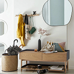 Плетеная корзина для белья с ручками Nyimbo Wicker Basket варинант исполнения - 4 | Loft Concept в Уфе