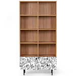 Широкий стеллаж с принтом Elise Rack варинант исполнения - 20 | Loft Concept в Уфе