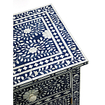 Комод инкрустация костью ORIENTAL Indian синий орнамент варинант исполнения - 4 | Loft Concept в Уфе