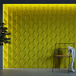 Гипсовая 3D Панель DRAGON SCALE - B варинант исполнения - 2 | Loft Concept в Уфе