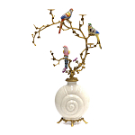 Подсвечник с декором из птиц на ветвях Birds of Paradise варинант исполнения - 1 | Loft Concept в Уфе