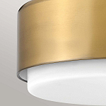 Потолочный светильник круглой формы с белым матовым плафоном Hinkley варинант исполнения - 2 | Loft Concept в Уфе