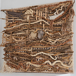 Большая Абстрактное Панно из веток и нитей Dryad Wall Art варинант исполнения - 1 | Loft Concept в Уфе