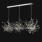 Люстра подвесная из трех частей с металлическими круглыми элементами Terzani Argent варинант исполнения - 9 | Loft Concept в Уфе