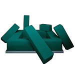 Модульный дизайнерский диван Rumble Modular Sofa варинант исполнения - 2 | Loft Concept в Уфе