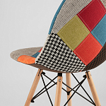 Стул с обивкой в технике пэчворк DSW варинант исполнения - 6 | Loft Concept в Уфе