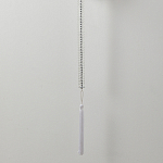 Бра с белым текстильным абажуром и хрустальными подвесками с декоративной кисточкой Lustre Reverie варинант исполнения - 5 | Loft Concept в Уфе