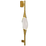 Бра с хрустальным плафоном Renee Brass Glass Drops Light Wall Lamp варинант исполнения - 1 | Loft Concept в Уфе