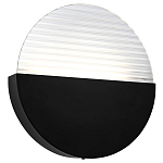Бра в форме диска Leone Round Wall Lamp Black варинант исполнения - 1 | Loft Concept в Уфе