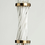 Подвесной светильник с цилиндрическим плафоном из прозрачных стеклянных трубок Nembus варинант исполнения - 7 | Loft Concept в Уфе