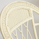 Комплект уличной мебели из ротанга Clara белый варинант исполнения - 3 | Loft Concept в Уфе