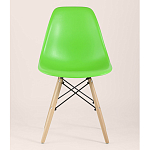 Пластиковый стул на ножках из массива бука Eames Light Green варинант исполнения - 4 | Loft Concept в Уфе