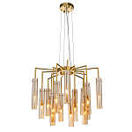 Люстра со стеклянными цилиндрическими плафонами Luminous Cylinders Amber варинант исполнения - 2 | Loft Concept в Уфе