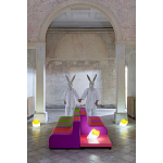 Дизайнерский кофейный стол на круглых ножках Poltronova T02 Pink Coffee Table варинант исполнения - 10 | Loft Concept в Уфе