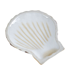 Фигурка из фарфора в виде ракушки морского гребешка Marine Tridacna варинант исполнения - 2 | Loft Concept в Уфе