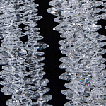 Люстра многоярусная с каркасом из металла и прозрачными подвесками FAIRYTREE Light варинант исполнения - 7 | Loft Concept в Уфе