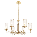 Люстра с 6-ю цилиндрическими стеклянными плафонами Jeanette варинант исполнения - 3 | Loft Concept в Уфе