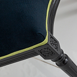 Стул чёрный из натурального бука с изображением птица в саду Blooming Red Birds варинант исполнения - 4 | Loft Concept в Уфе