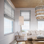 Люстра трехъярусная с декором из круглых деревянных бусин с кисточками Gray Brown Wooden Beads Chandelier варинант исполнения - 4 | Loft Concept в Уфе