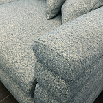 Дизайнерский Диван Lancaster Серо-голубое букле варинант исполнения - 1 | Loft Concept в Уфе