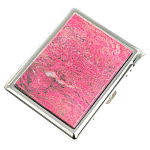 Портсигар с газовой зажигалкой из натурального камня Родонит Stone Cigarettes Cases варинант исполнения - 1 | Loft Concept в Уфе