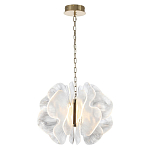 Люстра с крупными рельефным декором в виде лепестков 60 см Ethereal Bloom варинант исполнения - 3 | Loft Concept в Уфе