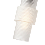 Подвесной светильник со стеклянным рифленым плафоном цилиндрической формы Eliara 13 варинант исполнения - 8 | Loft Concept в Уфе