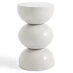 Приставной столик белого цвета Bead варинант исполнения - 1 | Loft Concept в Уфе