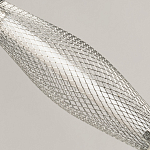 Люстра круглая каскадня с 5-ю плафонами из металлической сетки Mesh Lampshade Lighting варинант исполнения - 7 | Loft Concept в Уфе