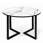 Стол обеденный раздвижной со столешницей белый мрамор Magali варинант исполнения - 2 | Loft Concept в Уфе