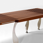 Дизайнерский раздвижной обеденный стол Poltronova Split Dining Table варинант исполнения - 4 | Loft Concept в Уфе