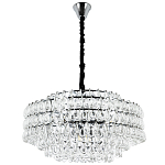 Люстра с хрустальными подвесками в виде капель Antoine Crystal Drops Chrome Chandelier 16 варинант исполнения - 2 | Loft Concept в Уфе