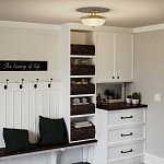 Потолочный светильник со стеклянным плафоном в виде купола Quoizel варинант исполнения - 16 | Loft Concept в Уфе