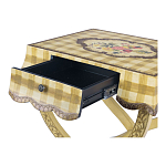 Приставной столик с ящиком в стиле ретро Vintage Rustic Tablecloth варинант исполнения - 3 | Loft Concept в Уфе