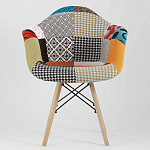 Стул с обивкой в стиле Patchwork варинант исполнения - 2 | Loft Concept в Уфе