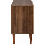 Тумба прикроватная бежевая из массива бука с 2-мя ящиками Wenge Light варинант исполнения - 3 | Loft Concept в Уфе