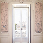 Обои ручная роспись Earlham Almost Mauve варинант исполнения - 3 | Loft Concept в Уфе