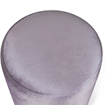 Пуф фиолетовый велюр на золотом металлическом основании Golden Belt варинант исполнения - 2 | Loft Concept в Уфе