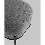 Пуф Стоун букле Fluffy темно-серый варинант исполнения - 3 | Loft Concept в Уфе