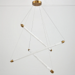 Светодиодная люстра Trumpet Tube Brass  варинант исполнения - 4 | Loft Concept в Уфе